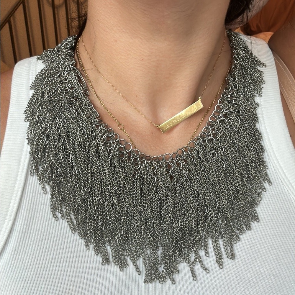 Silver necklace